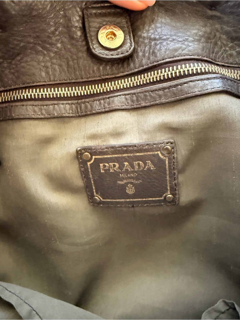 Prada Vitello Daino Large Shopping Tote, model BN1713 - Picture 2 of 8